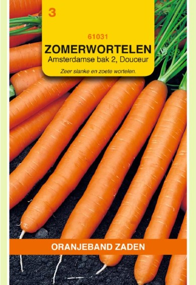Carrot Amsterdamse Bak 2 Douceur (Daucus) 4500 seeds OBZ